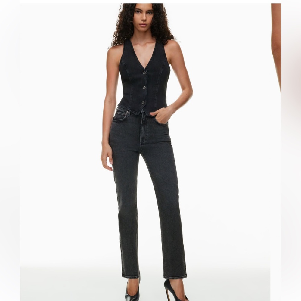 Agolde Stovepipe Jeans in Metal (NWT)